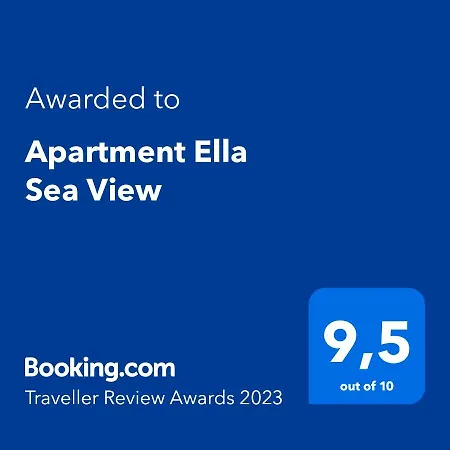 Ella Sea View Apartman Bol